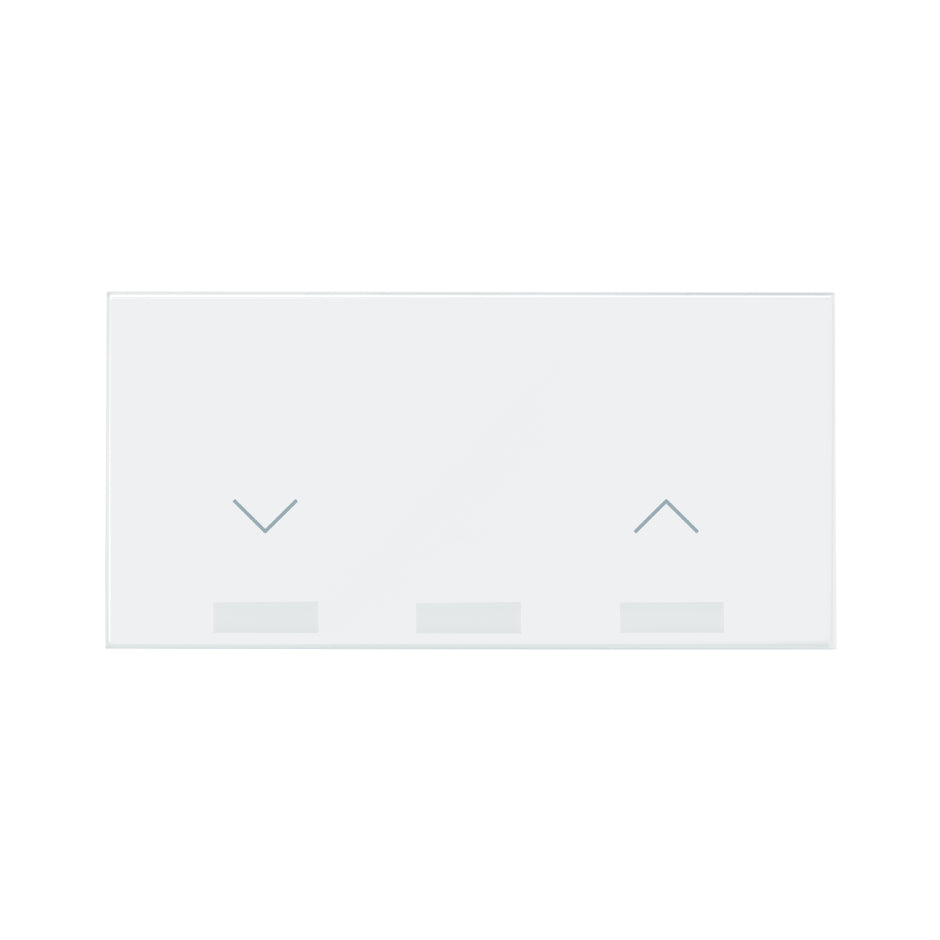 Tecla para interruptor de persianas blanco mate Simon 100