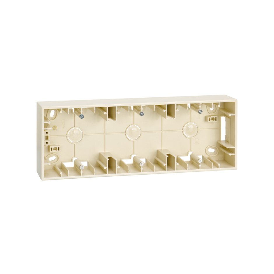 Caja de superficie para 3 elementos, Simon Serie 27 Play