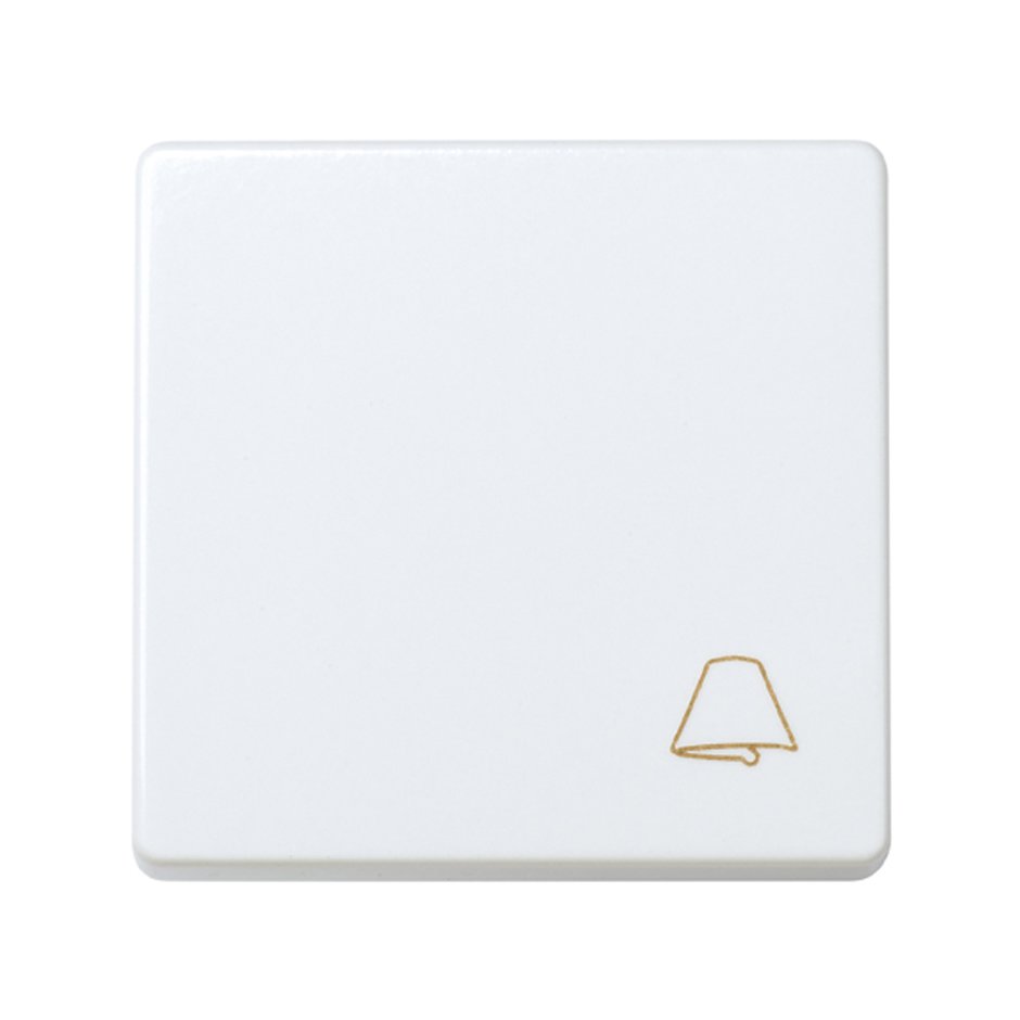 Pulsador con grabado campana, Simon Serie 27 Play