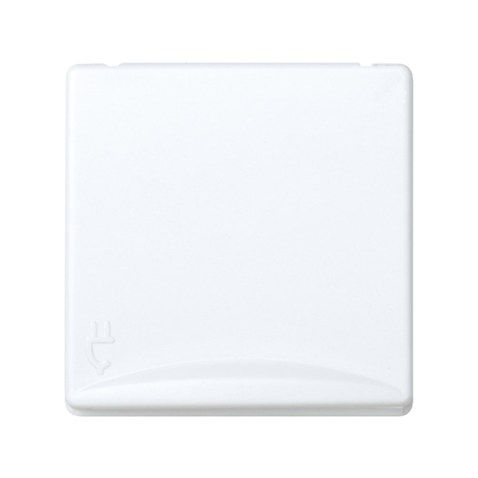 Base de enchufe schuko con tapa abatible, Simon Serie 27 Play