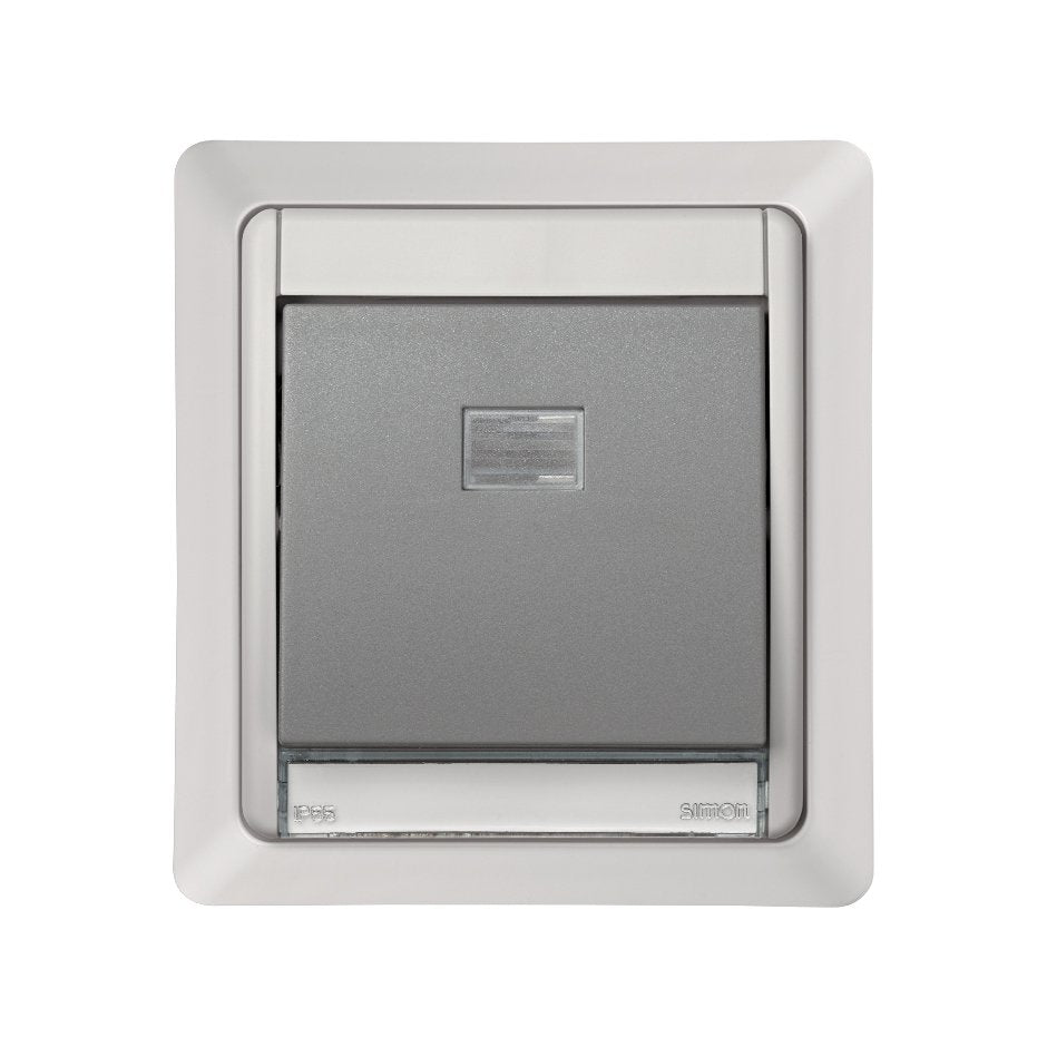 Marco para cajas de empotrar de 1 elemento Simon Aqua