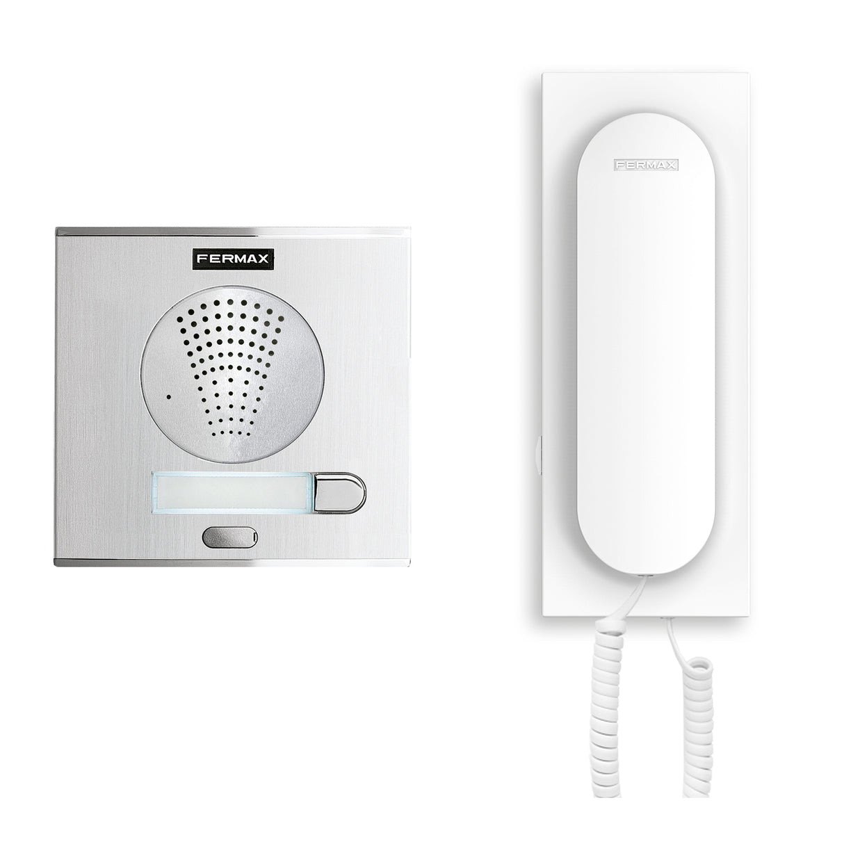 Kit Portero 2 hilos FERMAX, para 1 vivienda pre-programado (Plug&Play), | F49202
