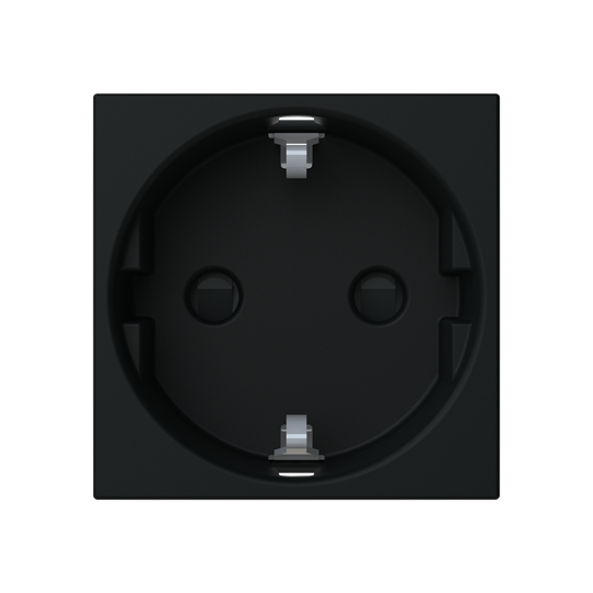 Base enchufe contacto de protección SCHUKO, 2P+T Blanco