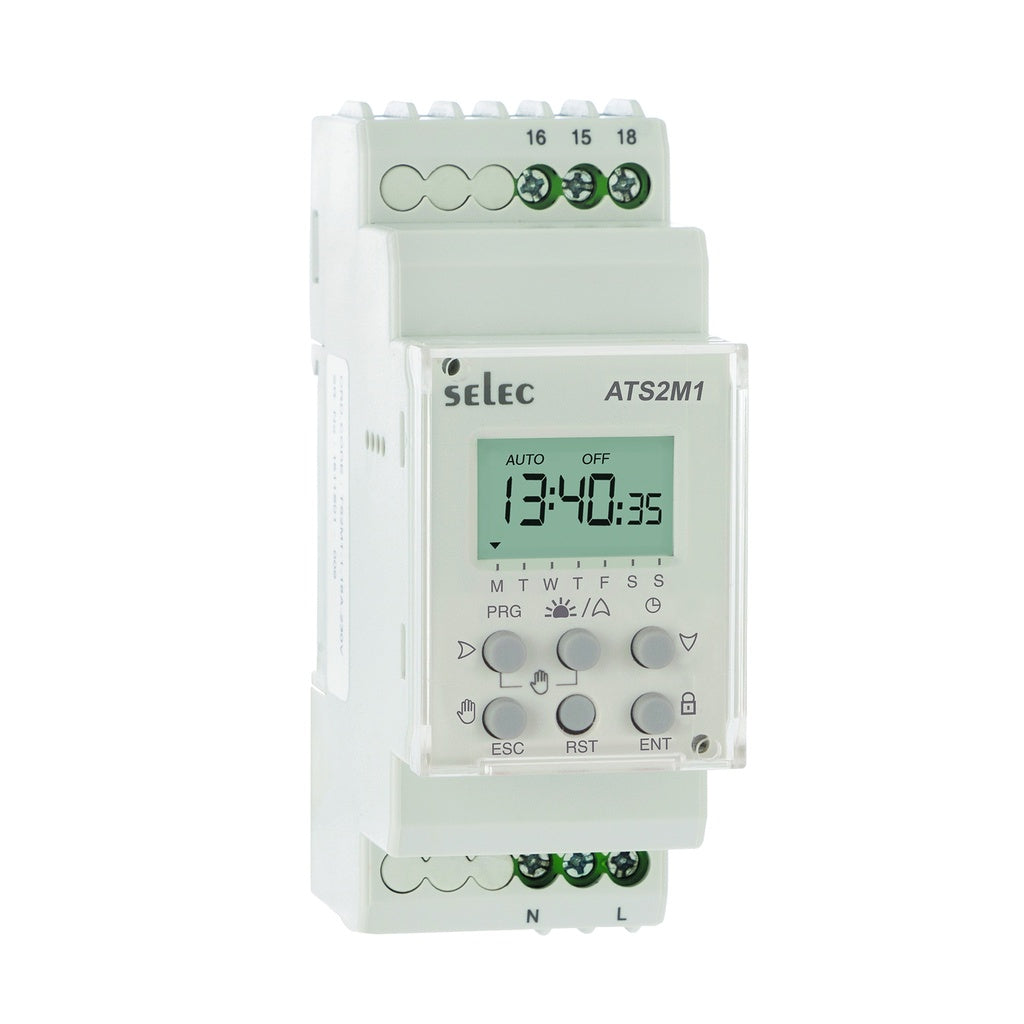 Interruptor horario astronómico 1 NAC - Auto-on-off, 230VAC, Maxge