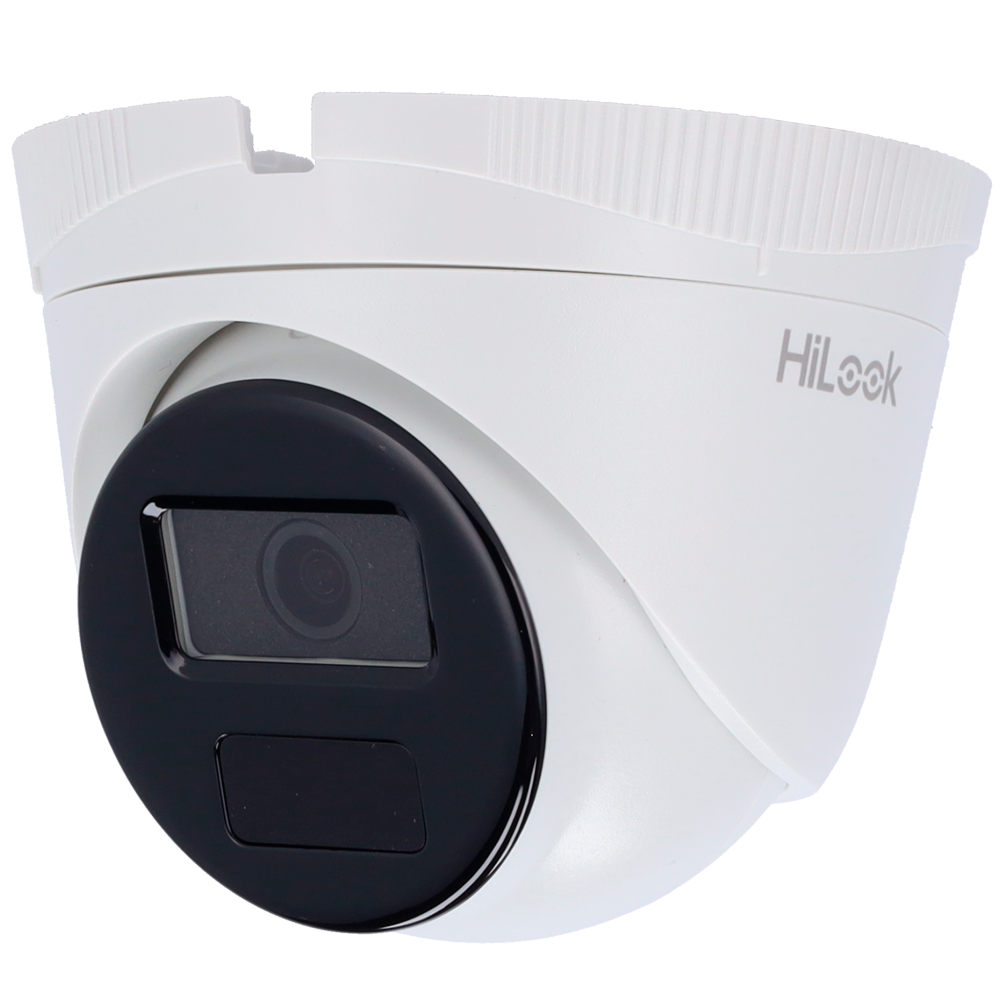 Cámara tipo Turret IP - Resolución: 2 MP, lente de 2.8 mm - Gran Angular, Hikvision gama Hilook