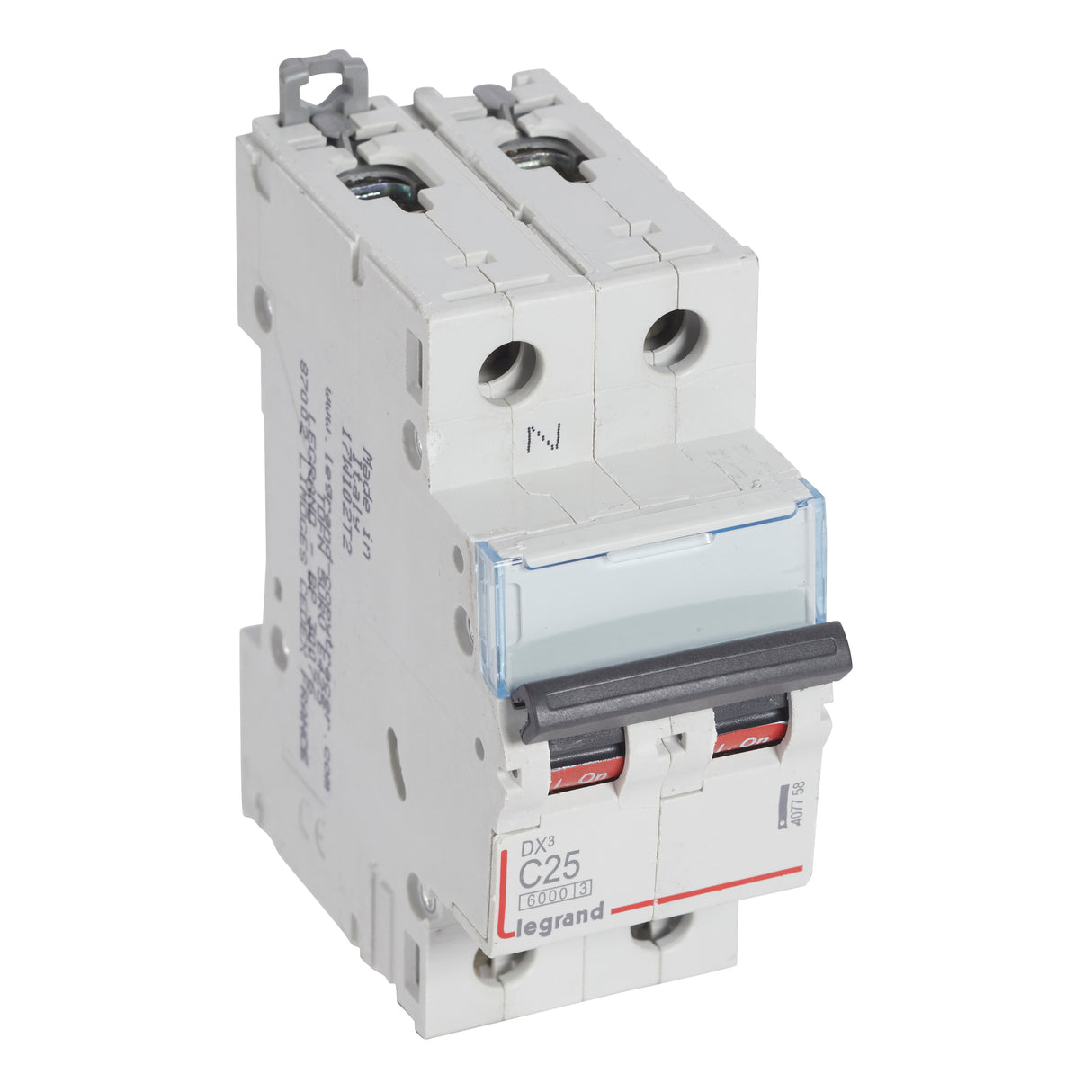 Interruptor magnetotérmico 1P + N - corte a 6/10kA - 230V~ - curva C - Legrand serie DX³