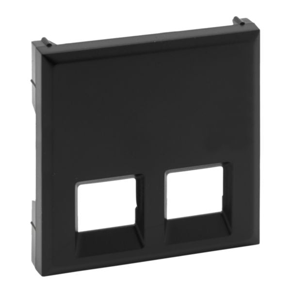 Tapa para 2 conectores RJ45 Legrand serie Niloé Step