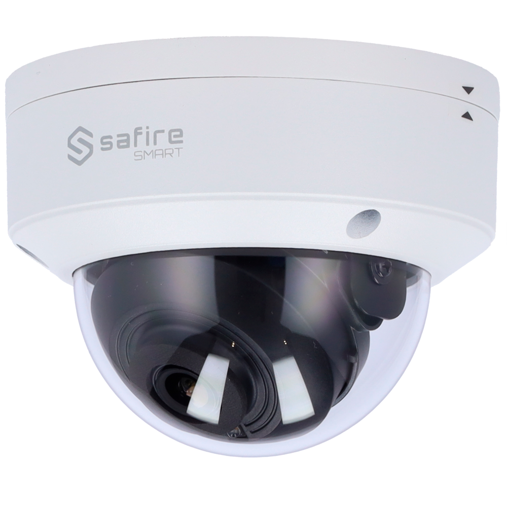 Cámara tipo Domo IP - Resolución: 4 MP, lente de 2.8 mm - Gran Angular | , Safire Smart