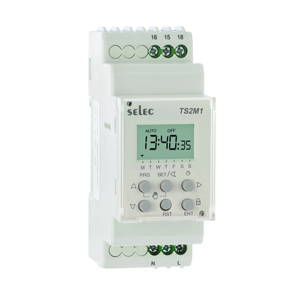 Programador digital semanal 1NAC - Auto-on-off 230VAC, Maxge