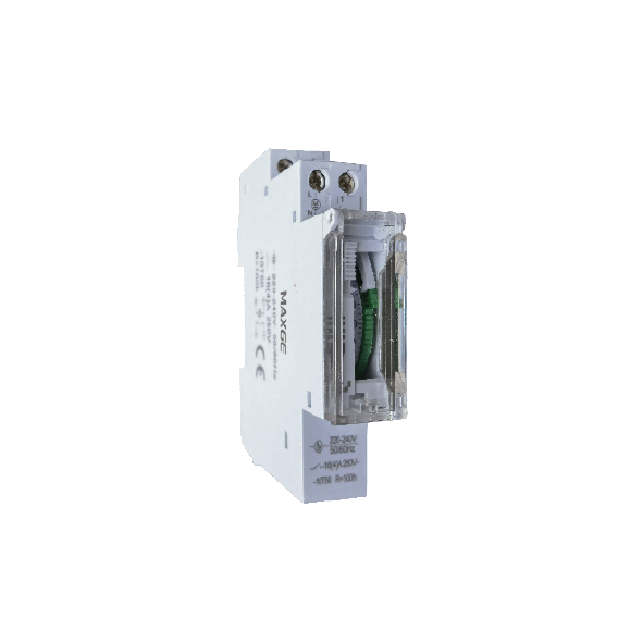Interruptor horario modular electromecánico, 230VAC, Maxge