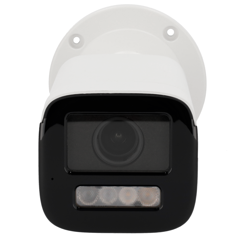 Cámara tipo Bullet IP - Resolución: 4 MP, lente de 2.8-12 mm - Varifocal | Micrófono integrado, Hikvision gama Hilook