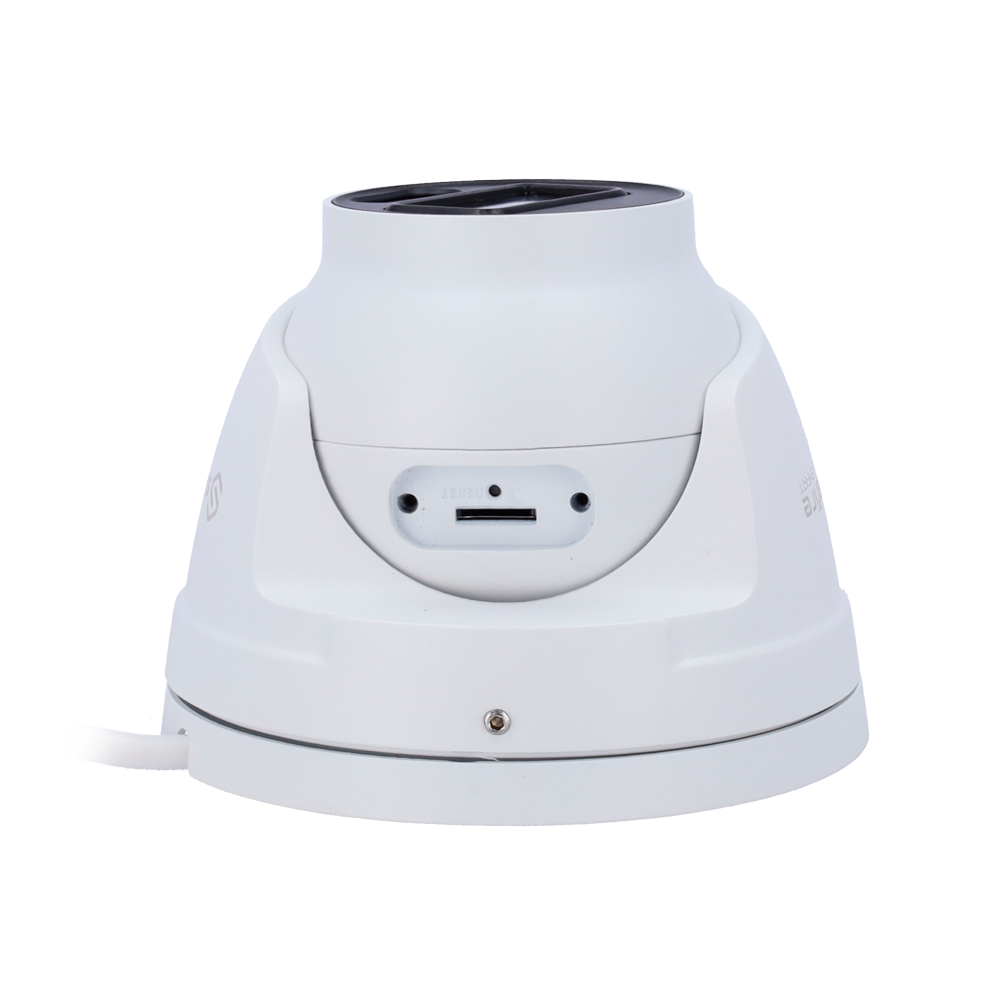 Cámara tipo Turret IP - Resolución: 8 MP, lente de 2.8 mm - Gran Angular | Micrófono integrado, Safire Smart
