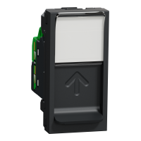 Toma de datos plana RJ45 UTP-6 de 1 módulo,Schneider serie New Unica