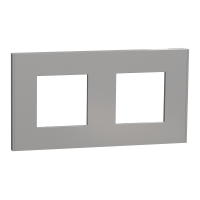 Marco para Interruptor y Enchufe de 2 elementos, Schneider serie New Unica Deco