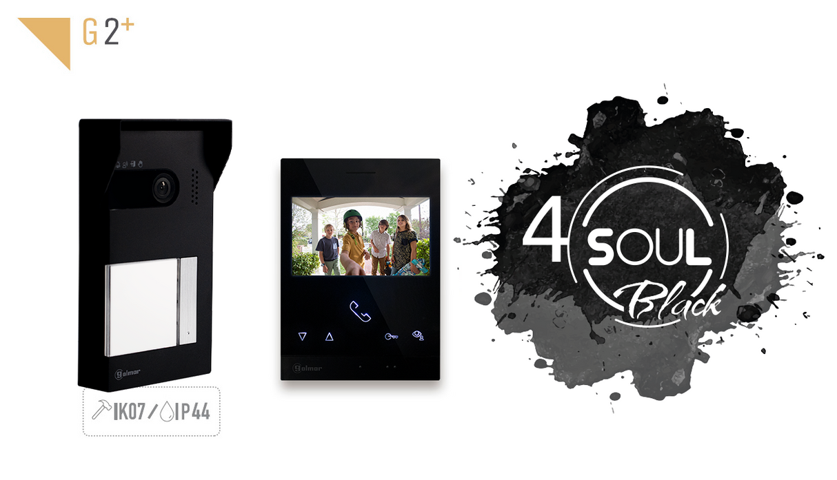Kit video de 1 linea SOUL S5110 / ART 4B BLACK