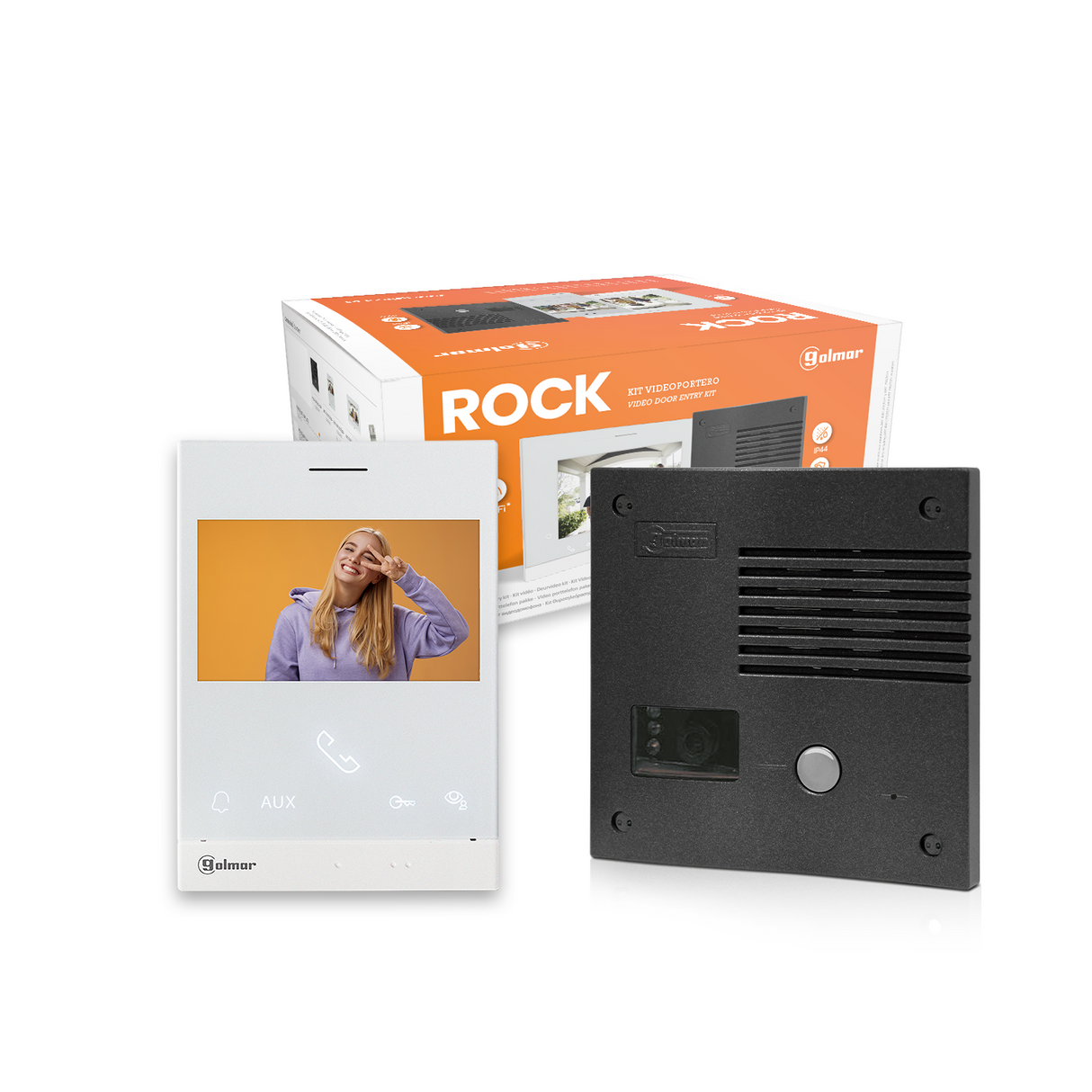 Kit video de 1 línea ROCK R5110 / ART 4 XLITE 4,3"; manos libres