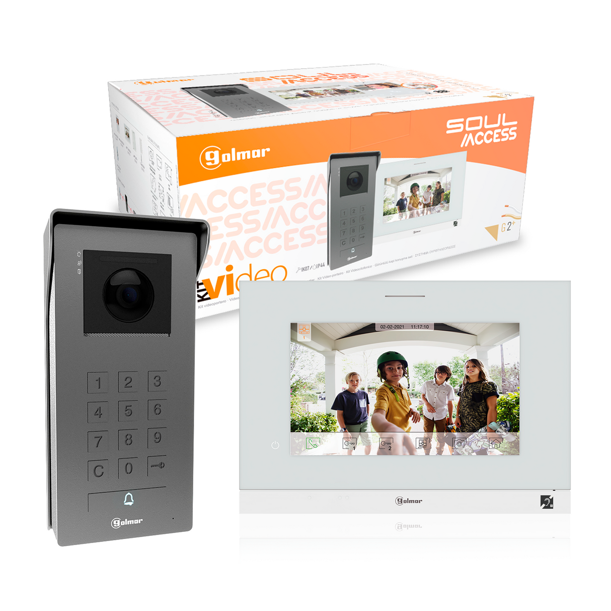 Kit video de 1 línea SOUL S5110 ACCESS / ART;  7H