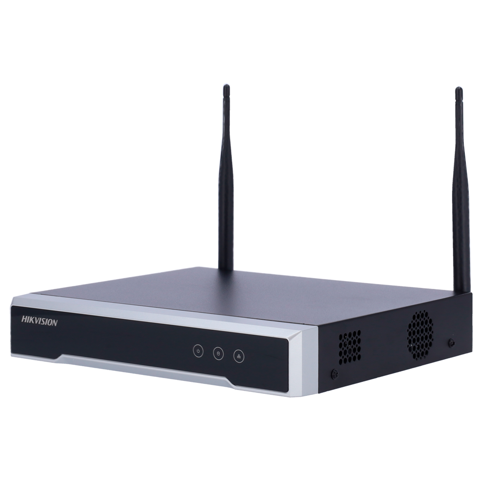 Grabador NVR paraCámaras IP, 4 CH vídeo - Ancho de banda 50 Mbps
