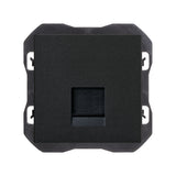 Tapa de voz y datos plana con guardapolvo para 1 conector RJ45  Simon 270