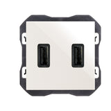 Cargador USB doble 3,1A con smartcharge tipo A Simon 270