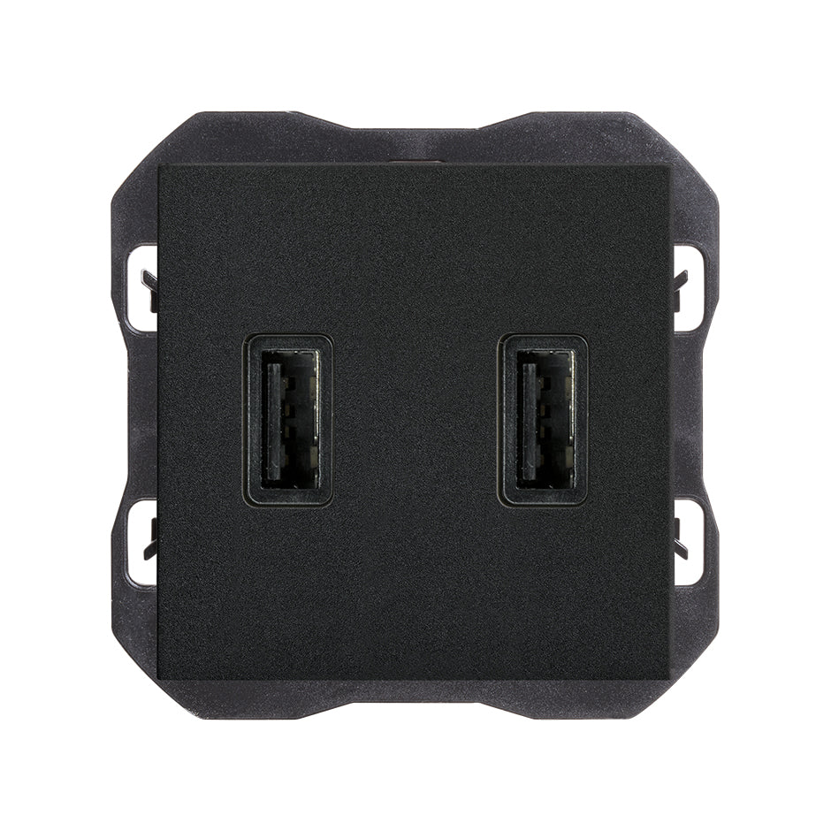 Cargador USB doble 3,1A con smartcharge tipo A Simon 270