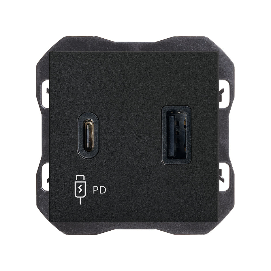 Cargador USB doble A+C 30W Power Delivery  Simon 270