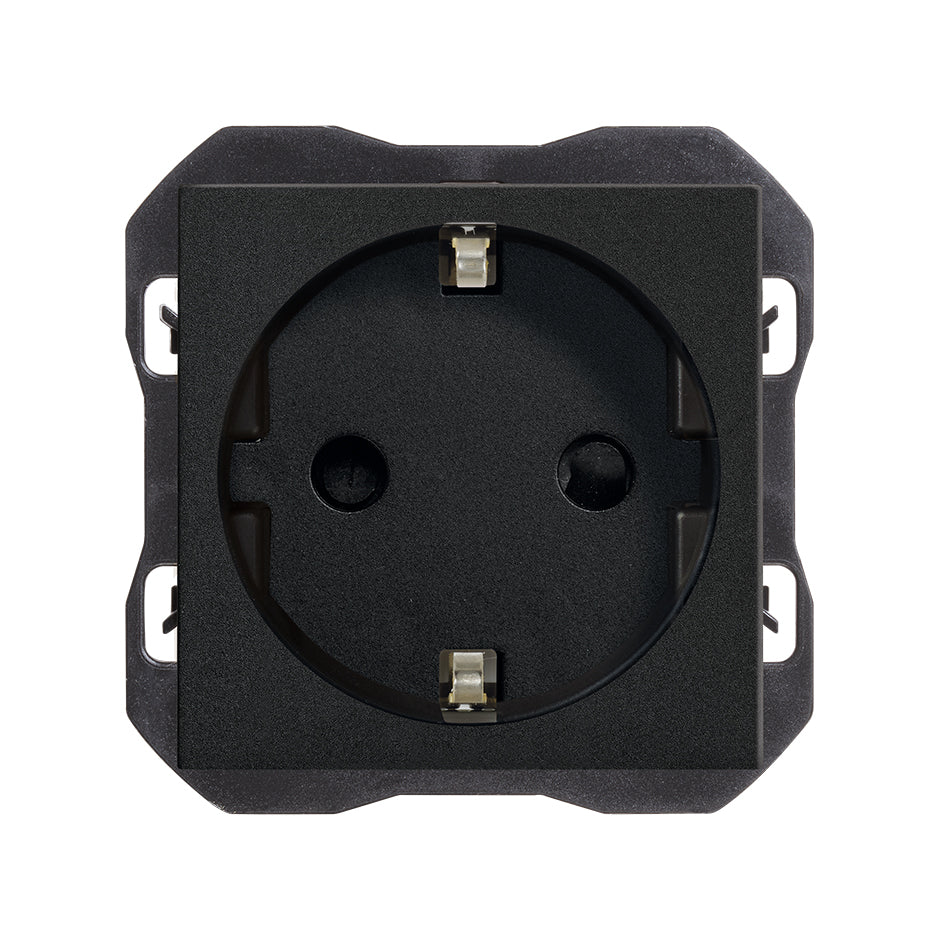 Base de enchufe schuko 16A 250 V~ con sistema de embornamiento a tornillo Simon 270