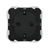 Base de enchufe schuko de 16A, con sistema clean cuadrado Simon serie 270