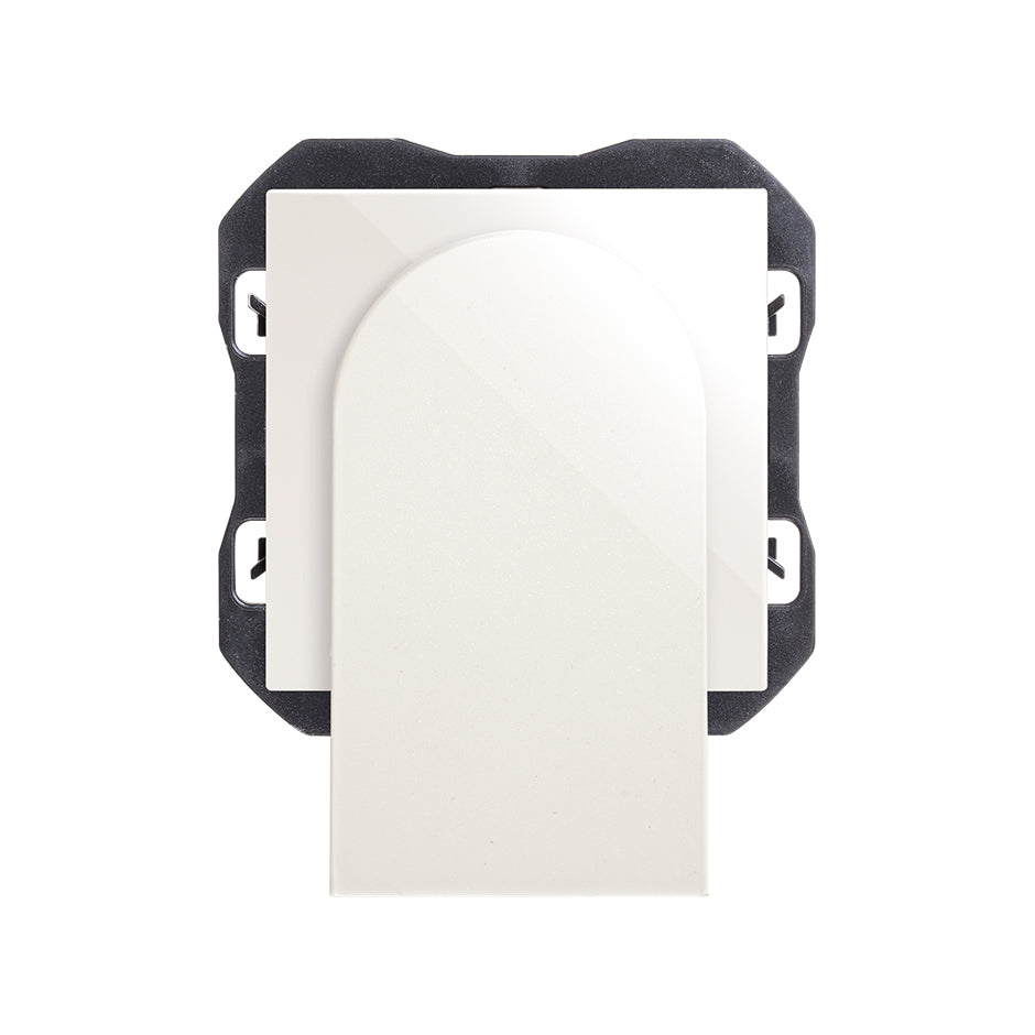 Toma de fibra óptica dúplex blanco Simon 270