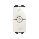 Interruptor para persianas 230V~ de tecla estrecha con 3 posiciones: subida, bajada y paro  Simon 270