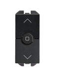 Interruptor para persianas 230V~ de tecla estrecha con 3 posiciones: subida, bajada y paro  Simon 270