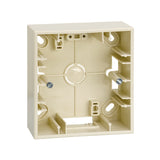 Base para caja pared de superficie para 1 elemento Simon 27 Play