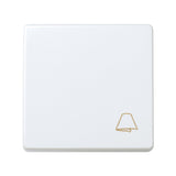 Pulsador con grabado campana, Simon Serie 27 Play