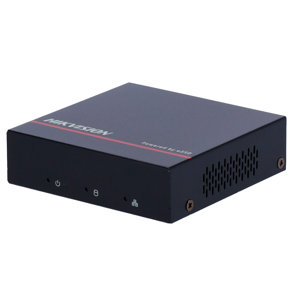 Grabador NVR para Cámaras IP, 4 CH vídeo - Ancho de banda 40 Mbps