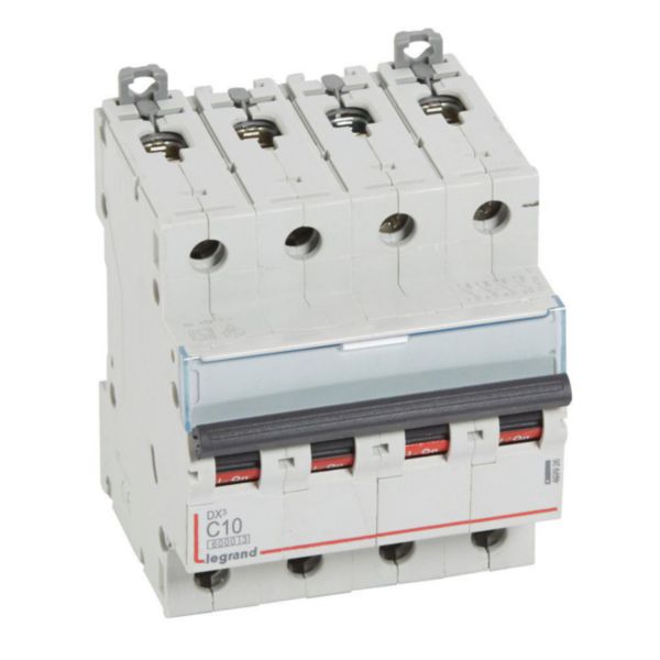 Magnetotérmico DX³ -  6/10 kA - curva C - 4P -  10A