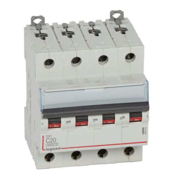 Magnetotérmico DX³ -  6/10 kA - curva C - 4P -  10A