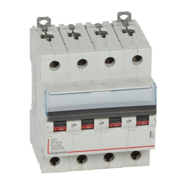 Magnetotérmico DX³ -  6/10 kA - curva C - 4P -  10A