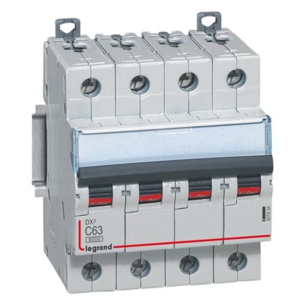 Magnetotérmico DX³ -  6/10 kA - curva C - 4P -  10A