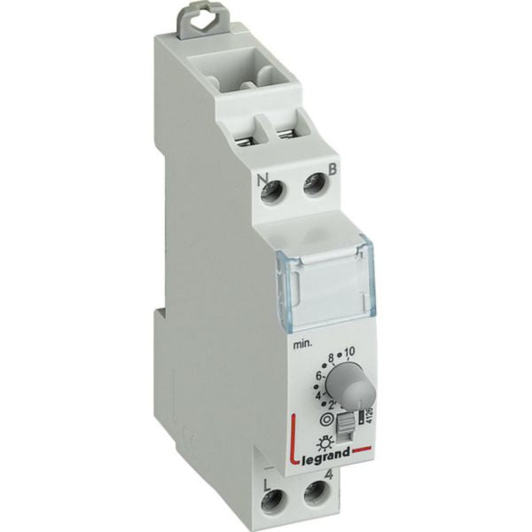 Temporización regulable de 0,5 a 10min - 16A - 230V~ - 50/60Hz - rearmable