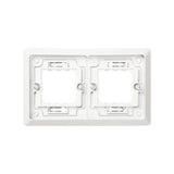 Marco para cajas de empotrar de 2 elementos horizontal  Simon Aqua