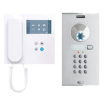 Kit Videoportero FERMAX, para 1 vivienda pantalla 4,3" y audicular, acceso por PIN  | pre-programado (Plug&Play), control desde móvil app Duox-me | F49071