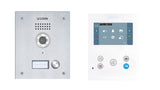 Kit Videoportero FERMAX, para 1 vivienda pantalla 4,3" y audicular, placa antivandálica | pre-programado (Plug&Play), control desde móvil app Duox-me | F50731