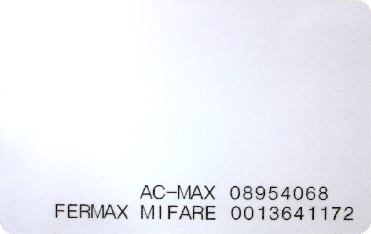 Tarjeta de proximidad para identificación FERMAX, autenticación MIFARE (13,56MHz)| F52750