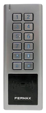 Teclado para control de accesos antivandálico FERMAX, con proximidad integrada| programable a 4 tipos de acceso, autenticación MIFARE y EM  | F05293