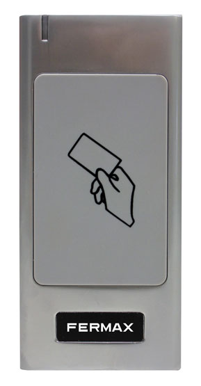 Lector de proximidad CityLine FERMAX, antivandálico | controlador externo, autenticación MIFARE y EM  | F05296
