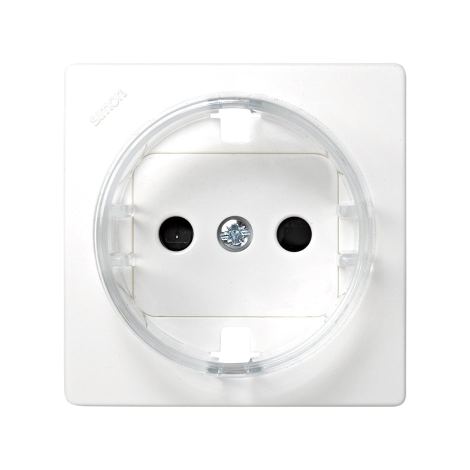 Tapa con dispositivo de seguridad para la base de enchufe schuko Simon 73 Loft