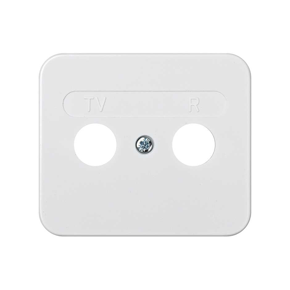 Placa para tomas inductivas de R-TV blanco Simon 75