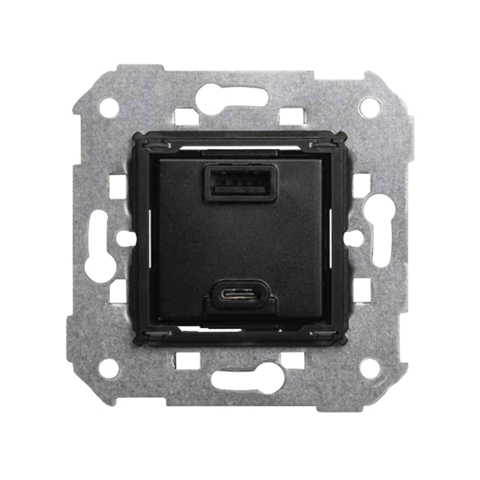 Cargador USB doble A+C 30W Power Delivery Simon 75
