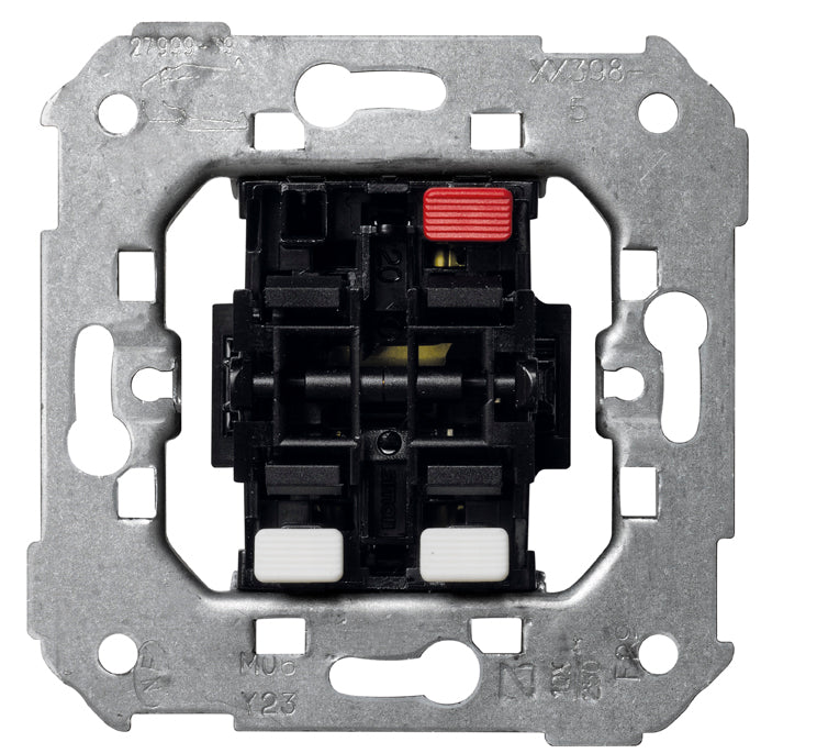Grupo de 2 interruptores 10 AX 250V~ con sistema de embornamiento rápido Simon 75
