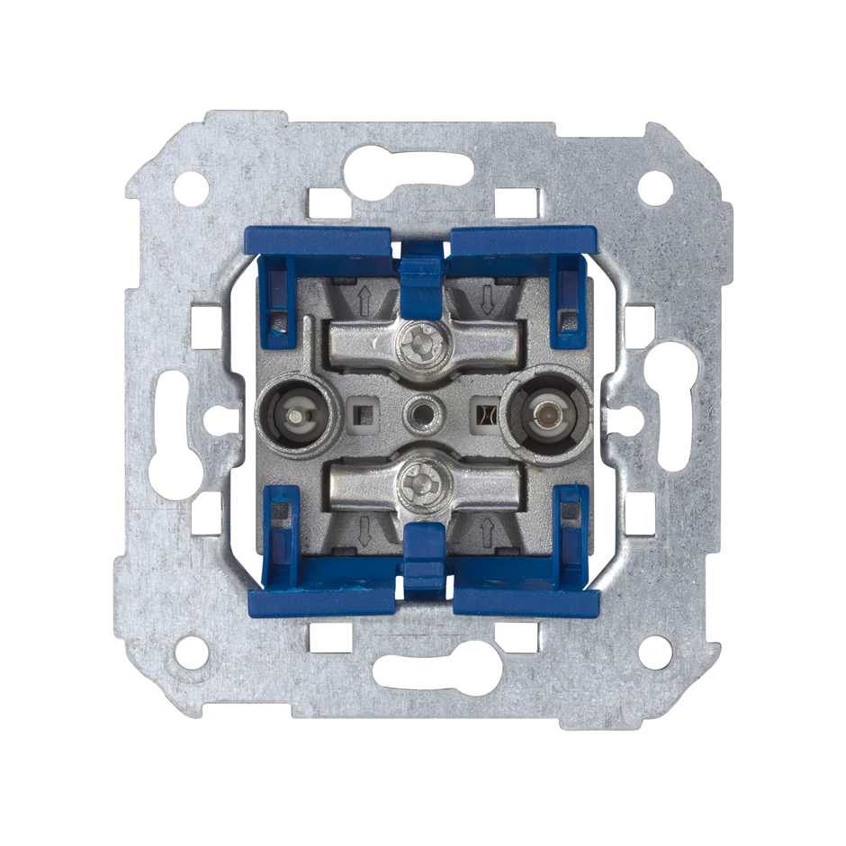 Toma de señal modular R-TV+SAT intermedia Simon 75